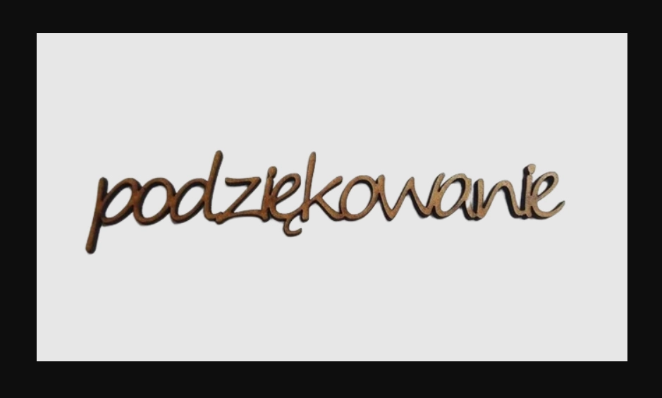 Podziękowanie dla Burmistrza Pasłęka