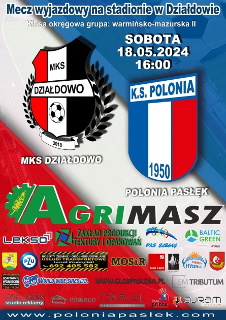 Polonia gra w Działdowie