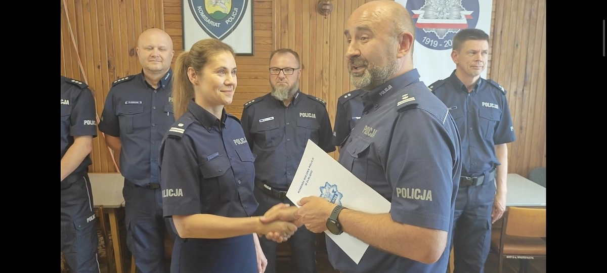 Kobieta kieruje Komisariatem Policji w Pasłęku