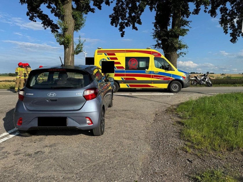 Wypadek na drodze 526 do Krasina