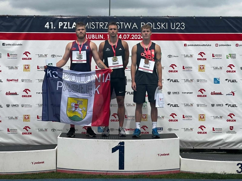 Srebrny medal w rzucie oszczepem