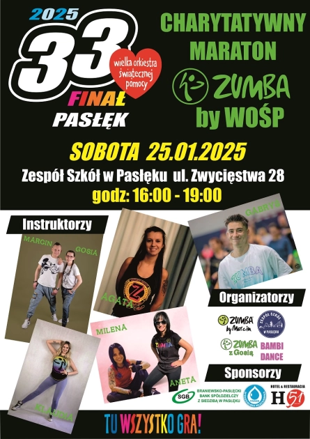 Program Pasłęckiego Finału WOŚP 2025