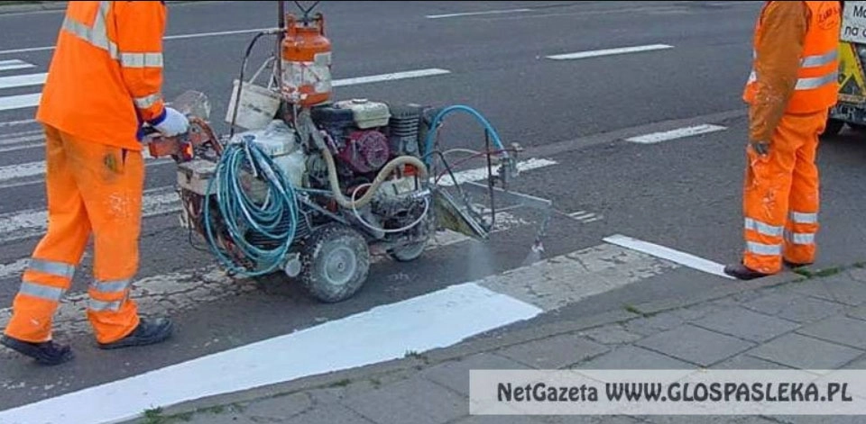 Oznakowanie poziome ulic gminnych