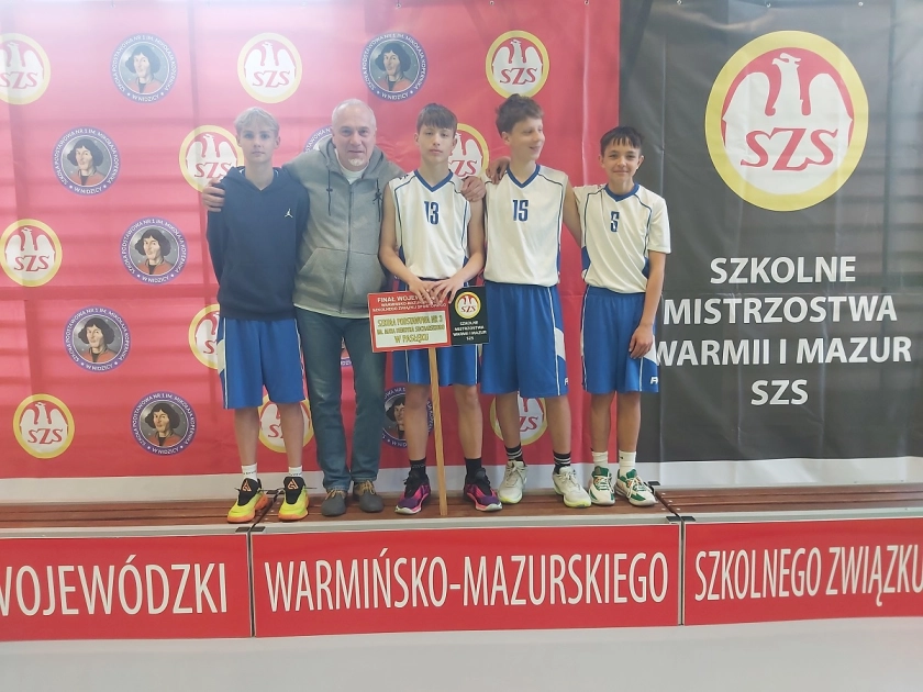 SP 3 Pasłęk mistrzem województwa w koszykówce 3x3 