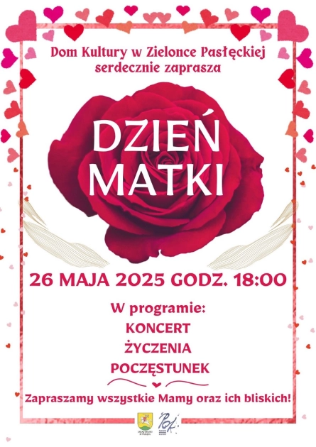 Dzień Matki w filii POK w Domu Kultury w Zielonce Pasłęckiej