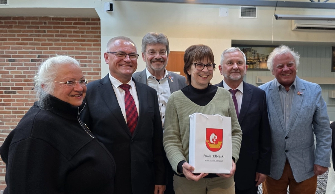 Niemiecka delegacja w powiecie elbląskim: kolejny rozdział współpracy międzynarodowej