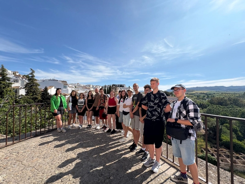 Uczniowie ZS w Pasłęku poznają andaluzyjską kulturę