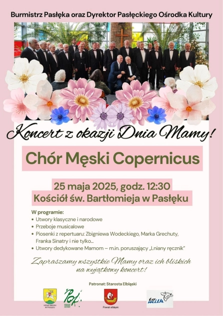 Koncert z okazji Dnia Matki - Chór Męski Copernicus