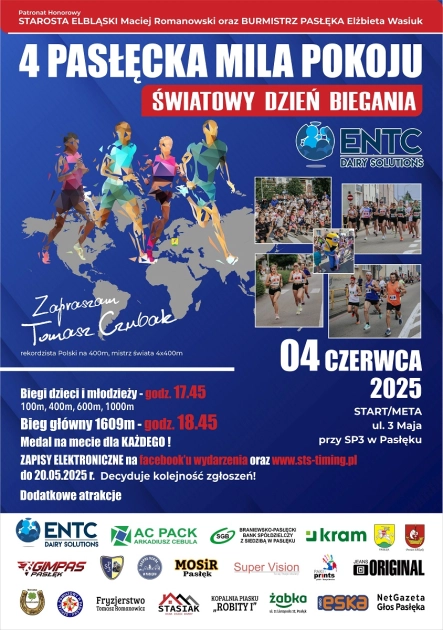 Już w środę 4 Pasłęcka Mila Pokoju