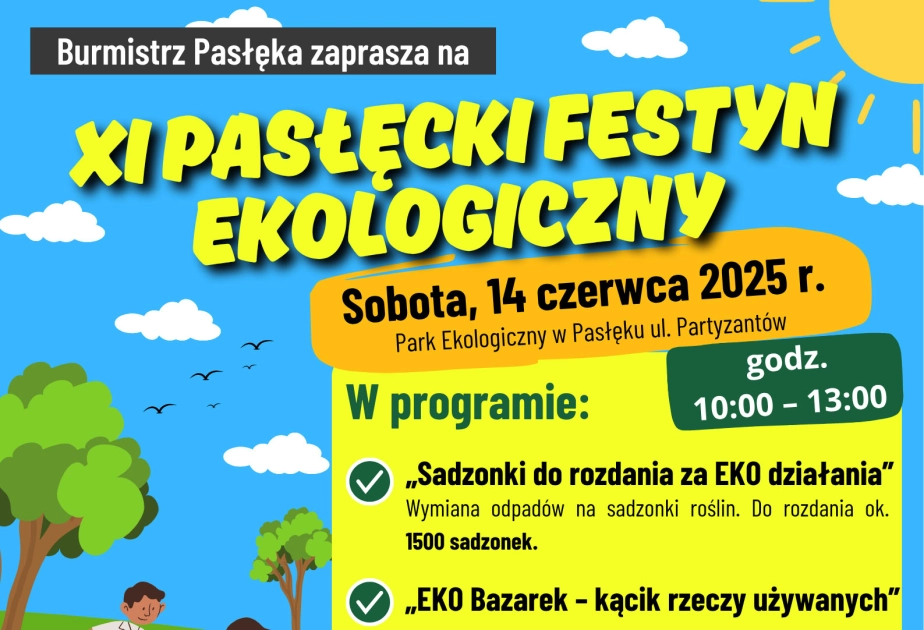 Zaproszenie na Festyn Ekologiczny