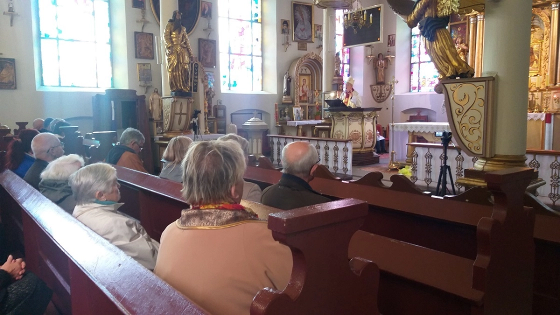 Zaproszenie na Mszę świętą do Zielonki Pasłęckiej