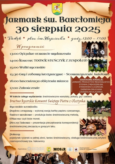 Jarmark św. Bartłomieja - przypominamy