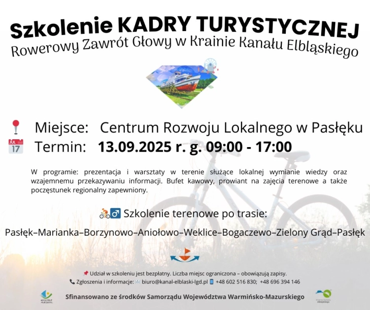 Centrum Rozwoju Lokalnego w Pasłęku zaprasza