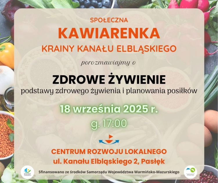 Zdrowe żywienie - zaproszenie na spotkanie