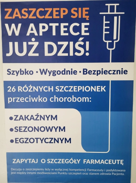 Szczepienia w aptece