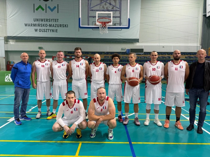 Koszykarze Polonii grali w Olsztynie