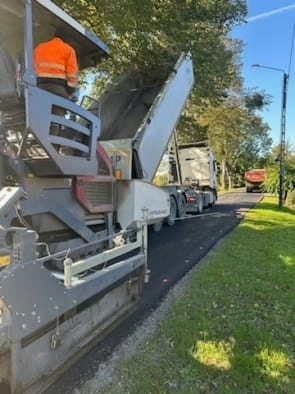 Ułożyli warstwę ścieralną