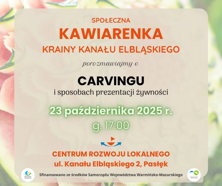 Kawiarenka Krainy Kanału Elbląskiego zaprasza