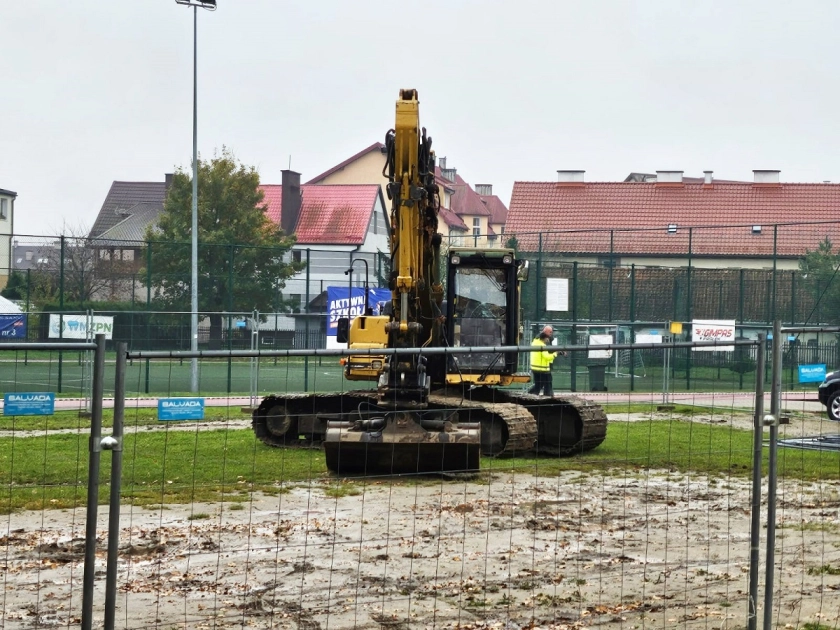 Przygotowania do budowy hali przy SP 3