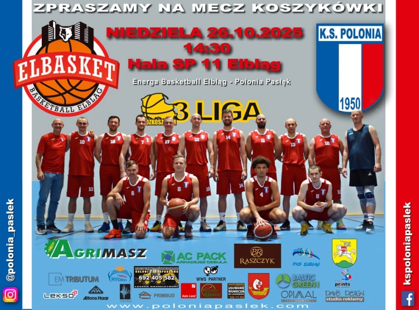 Koszykarze grają w Elblągu 