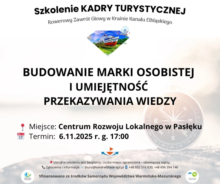 Szkolenie BUDOWANIE MARKI OSOBISTEJ I UMIEJĘTNOŚĆ PRZEKAZYWANIA WIEDZY KLIENTOM