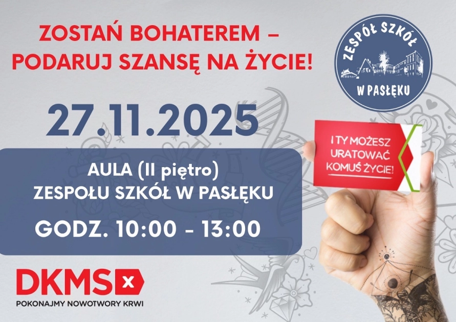 Zostań bohaterem – podaruj szansę na życie!
