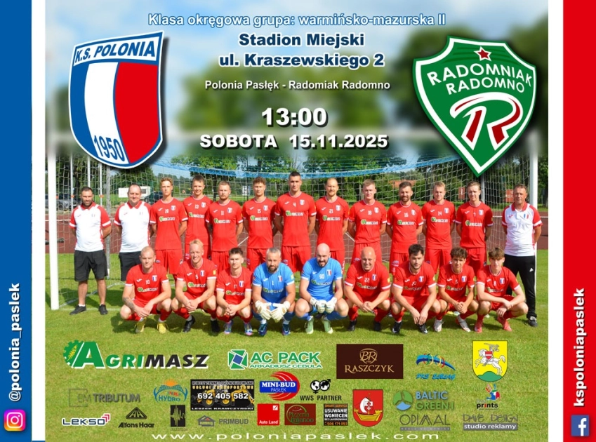 Polonia Pasłęk – Radomniak Radomno