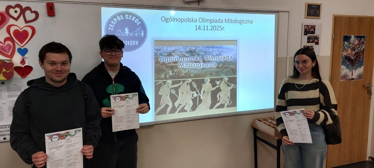 Mitologiczna przygoda uczniów z Zespołu Szkół w Pasłęku