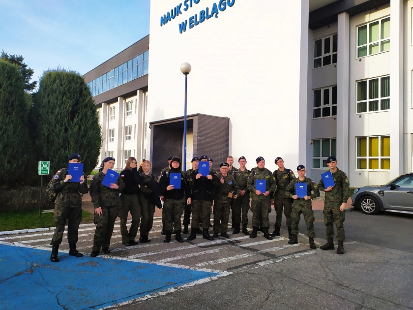 1. Kadeci ZSEiT na „Konkursie Wiedzy o Bezpieczeństwie Publicznym i Powszechnym”