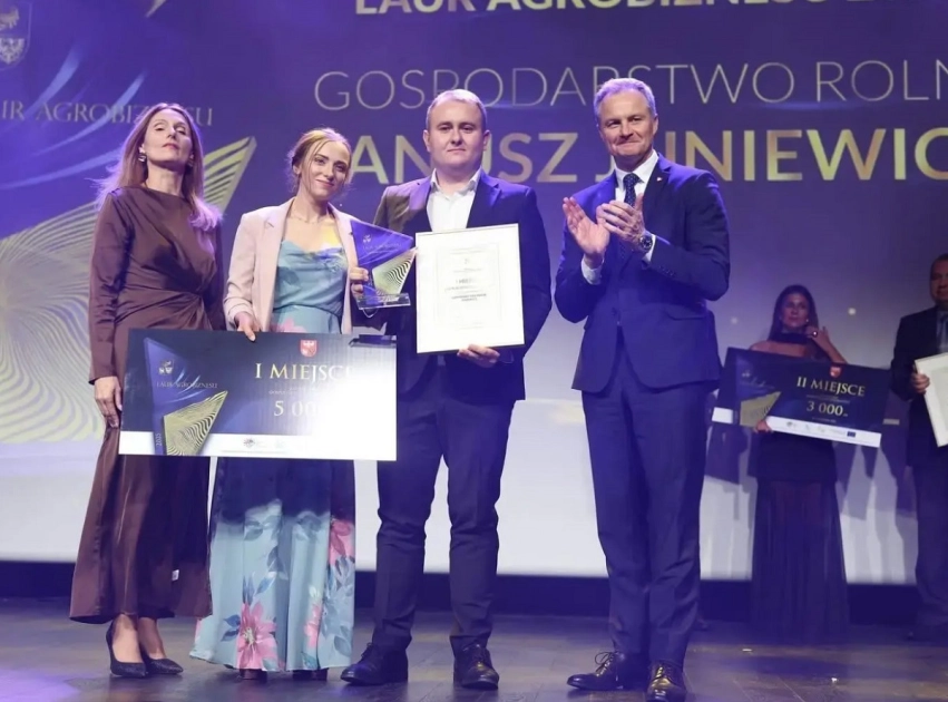 Janusz Juniewicz z Laurem Agrobiznesu