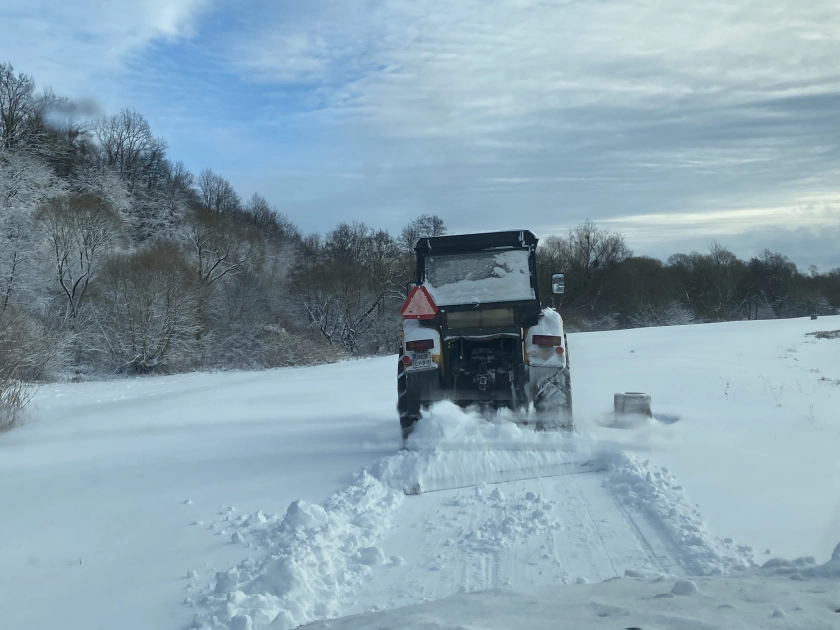Gmina Pasłęk vs. zima