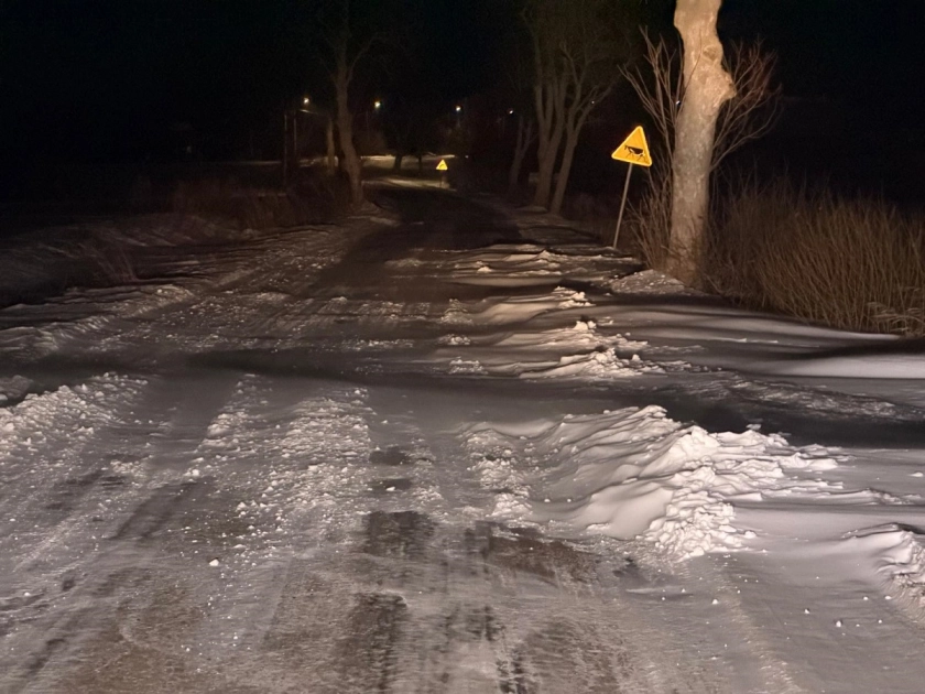 Komunikat Meteo - na drogach zaspy