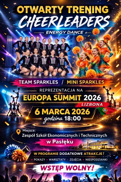 Trening Otwarty Cheerleaders - Zaproszenie