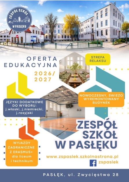 Oferta Edukacyjna 2026/2027 Zespołu Szk&oacute;ł