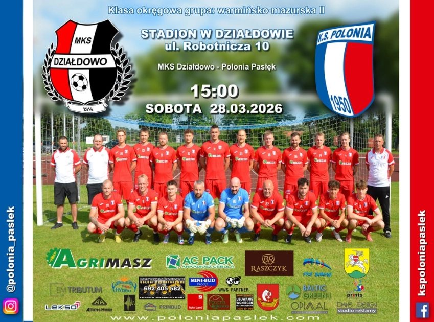 Polonia gra w Działdowie