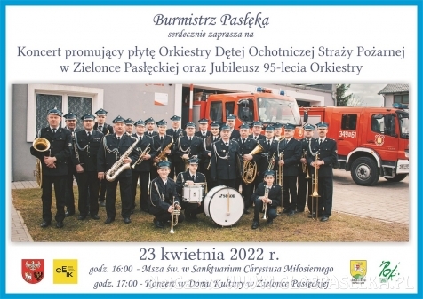 Koncert orkiestry dętej OSP z Zielonki Pasłęckiej - przypominamy