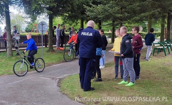 Egzamin na kartę rowerową pod okiem policjantów