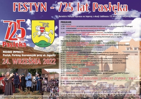 Festyn 725 lat Pasłęka