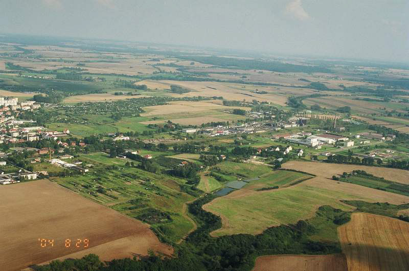 Pasłęk z lotu ptaka