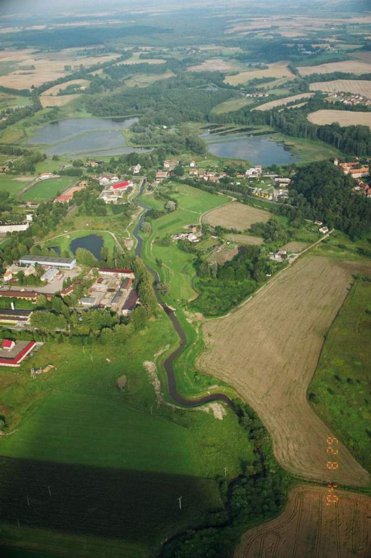 Pasłęk z lotu ptaka