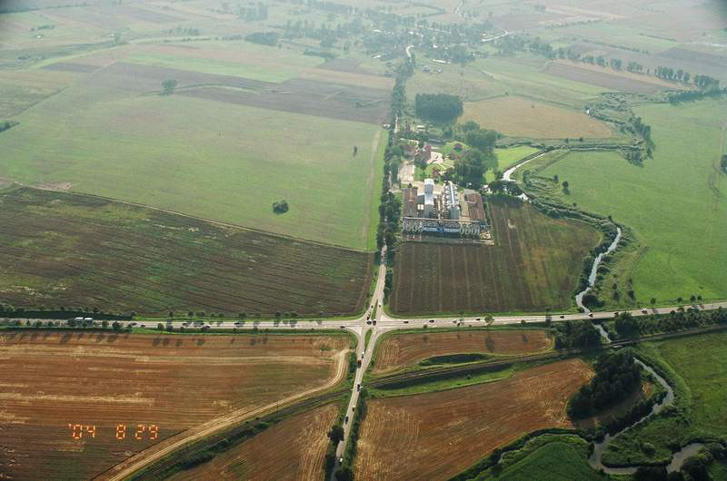 Pasłęk z lotu ptaka