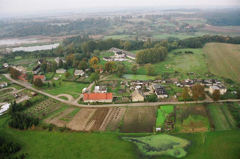 Pasłęk z lotu ptaka