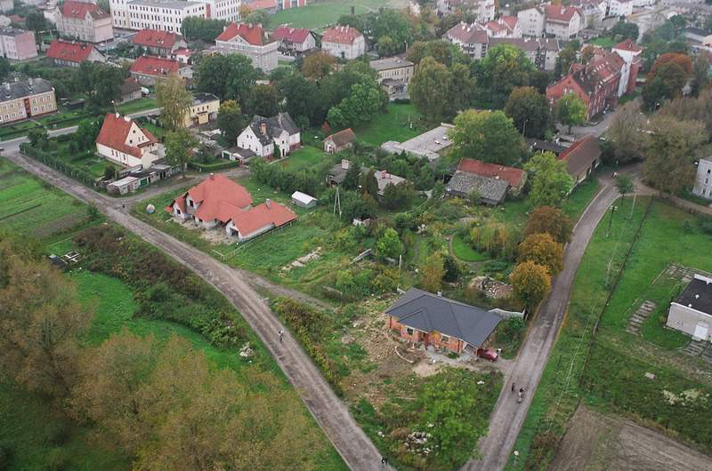 Pasłęk z lotu ptaka