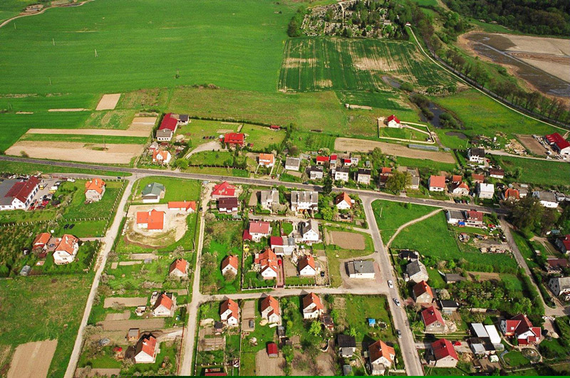 Pasłęk z lotu ptaka