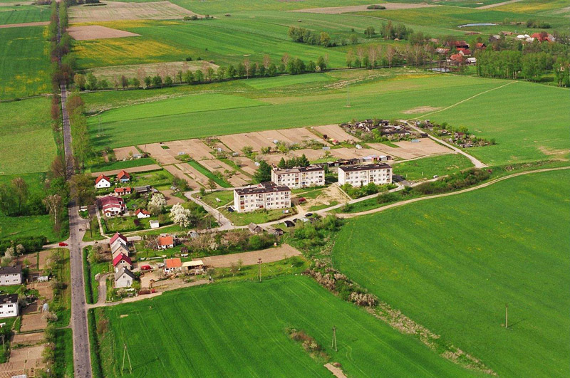 Pasłęk z lotu ptaka