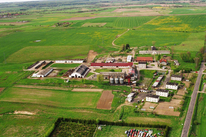 Pasłęk z lotu ptaka