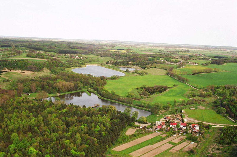 Pasłęk z lotu ptaka