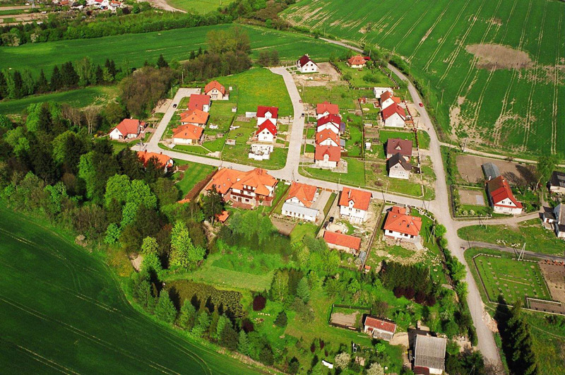 Pasłęk z lotu ptaka