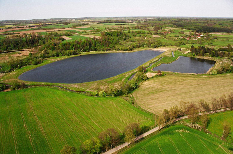 Pasłęk z lotu ptaka