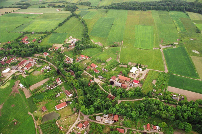 Pasłęk z lotu ptaka